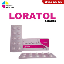  top pharma franchise products of Positive Medicare  -	tablets loratol.jpg	